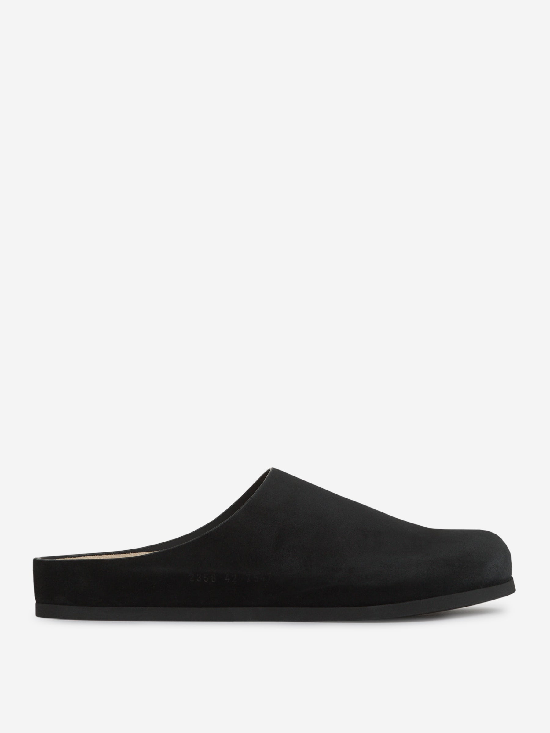 Common Projects Chanclas Piel Ante color Negro sku 617-000120 02 - Foto 1