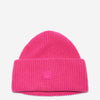 Acne Studios Face Gorro Punto Logo Pequeño color Rosa Palo sku 695-001530 01 - Foto 1