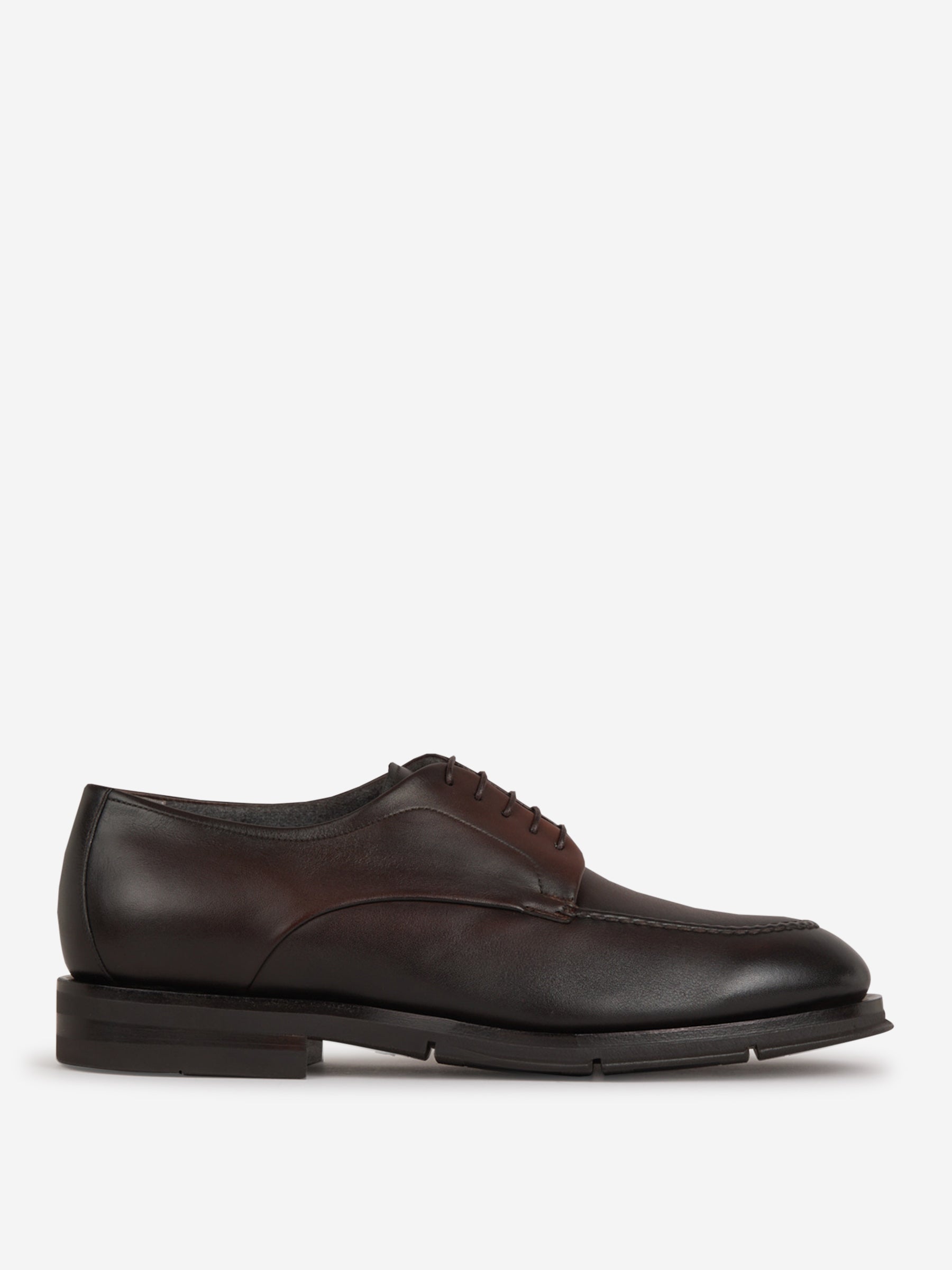 Santoni Zapatos Piel Oxford color Marrón Oscuro sku 611-004450 01 - Foto 1