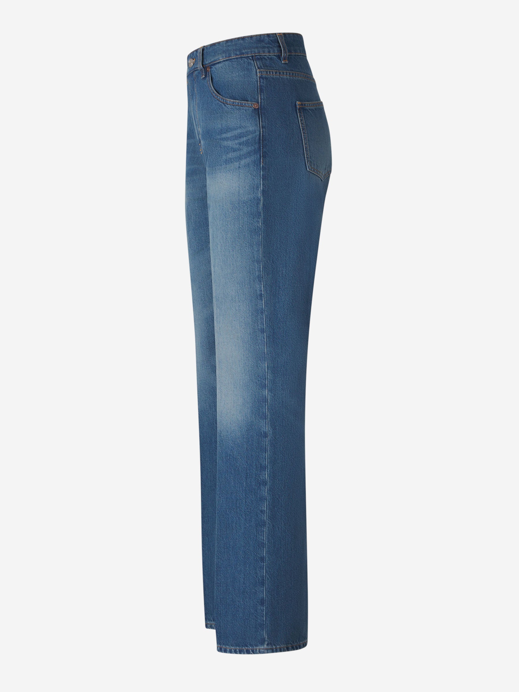 Victoria Beckham Jeans Straight Fit Julia color Azul Denim Oscuro sku 763-001582 01 - Foto 2