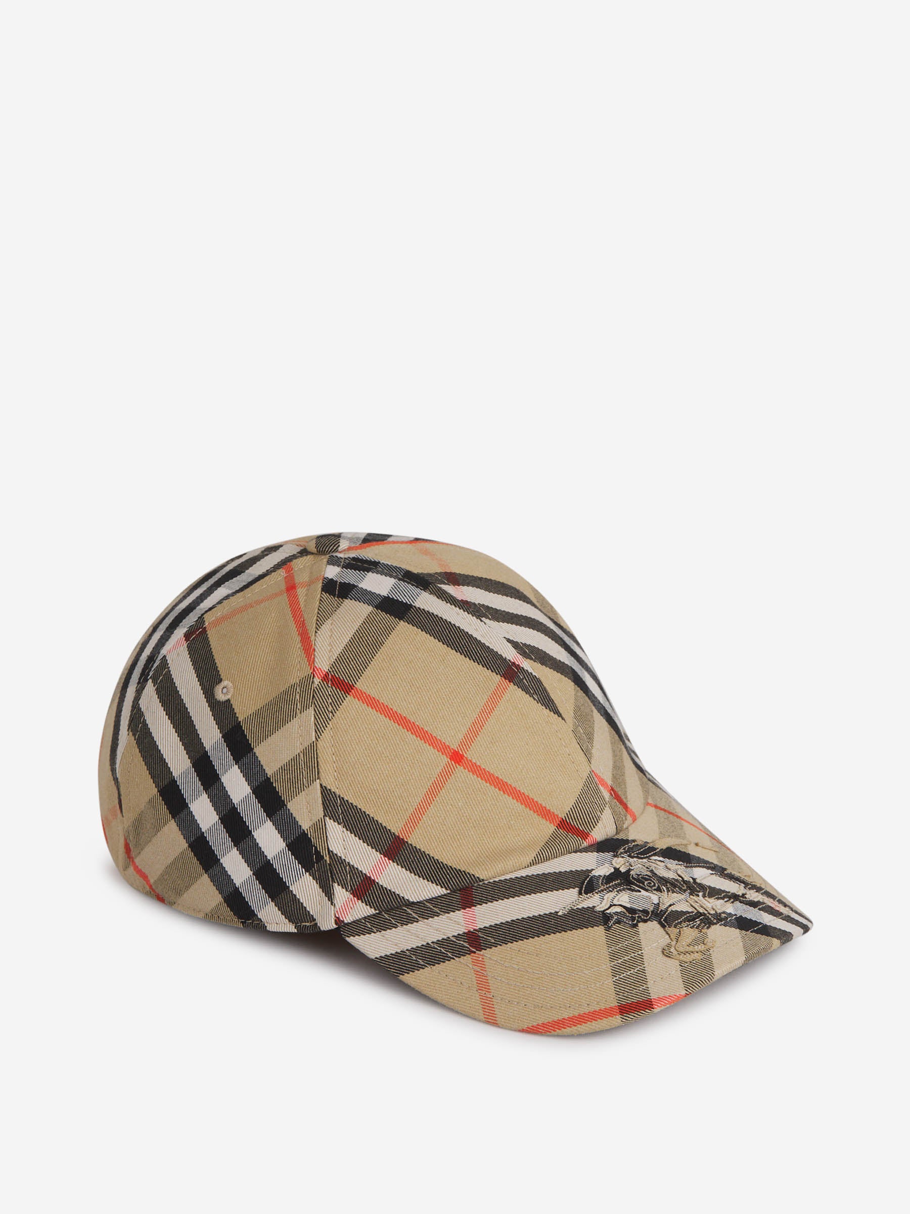 Burberry Gorra Tartán Logo color Beige sku 695-001500 01 - Foto 1