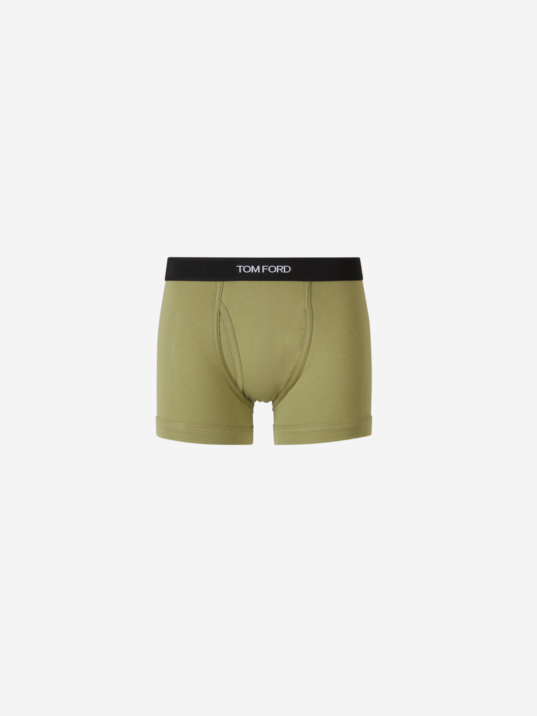 Tom Ford Boxer Algodón Logo color Verde Lima sku 652-000099 07 - Foto 1