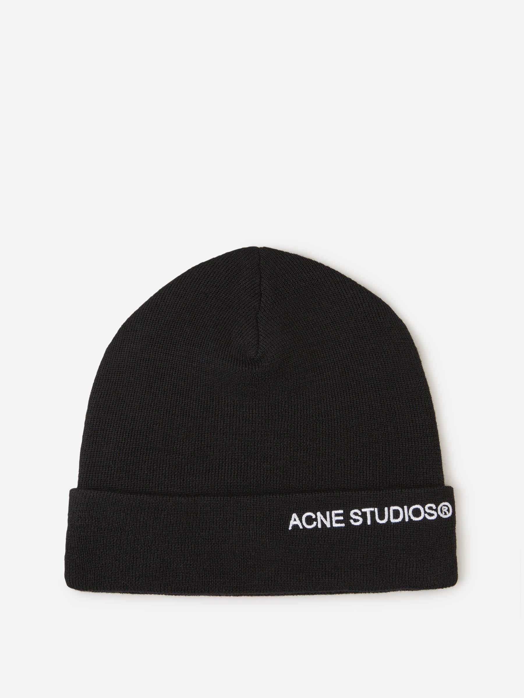 Acne Studios Gorro Logo Bordado color Negro sku 695-001414 01 - Foto 1