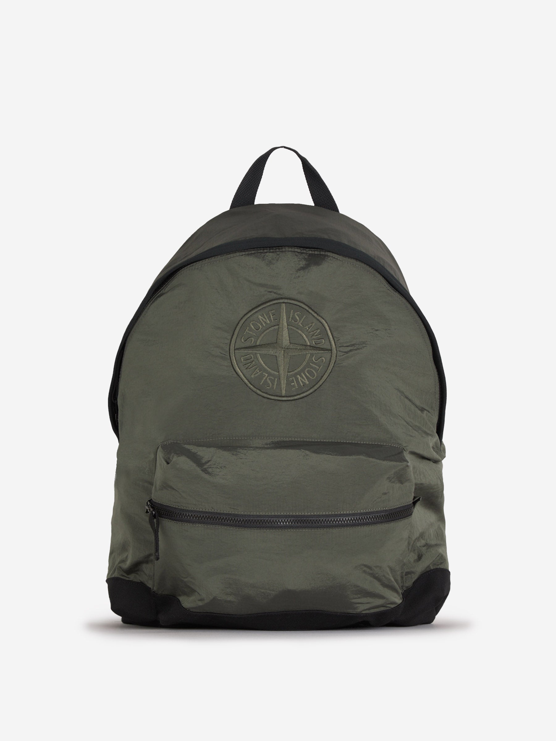 Stone Island Mochila Nylon Logo color Verde Oscuro sku 692-001878 02 - Foto 1