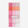 Acne Studios Bufanda Motivo Cuadros color Rosa sku 840-000769 05 - Foto 1