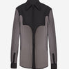 Balmain Blusa Western Seda color Negro sku 701-002168 01 - Foto 1