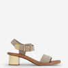 Chloé Sandalias Tacón Rebecca color Taupe sku 800-005273 00 - Foto 1