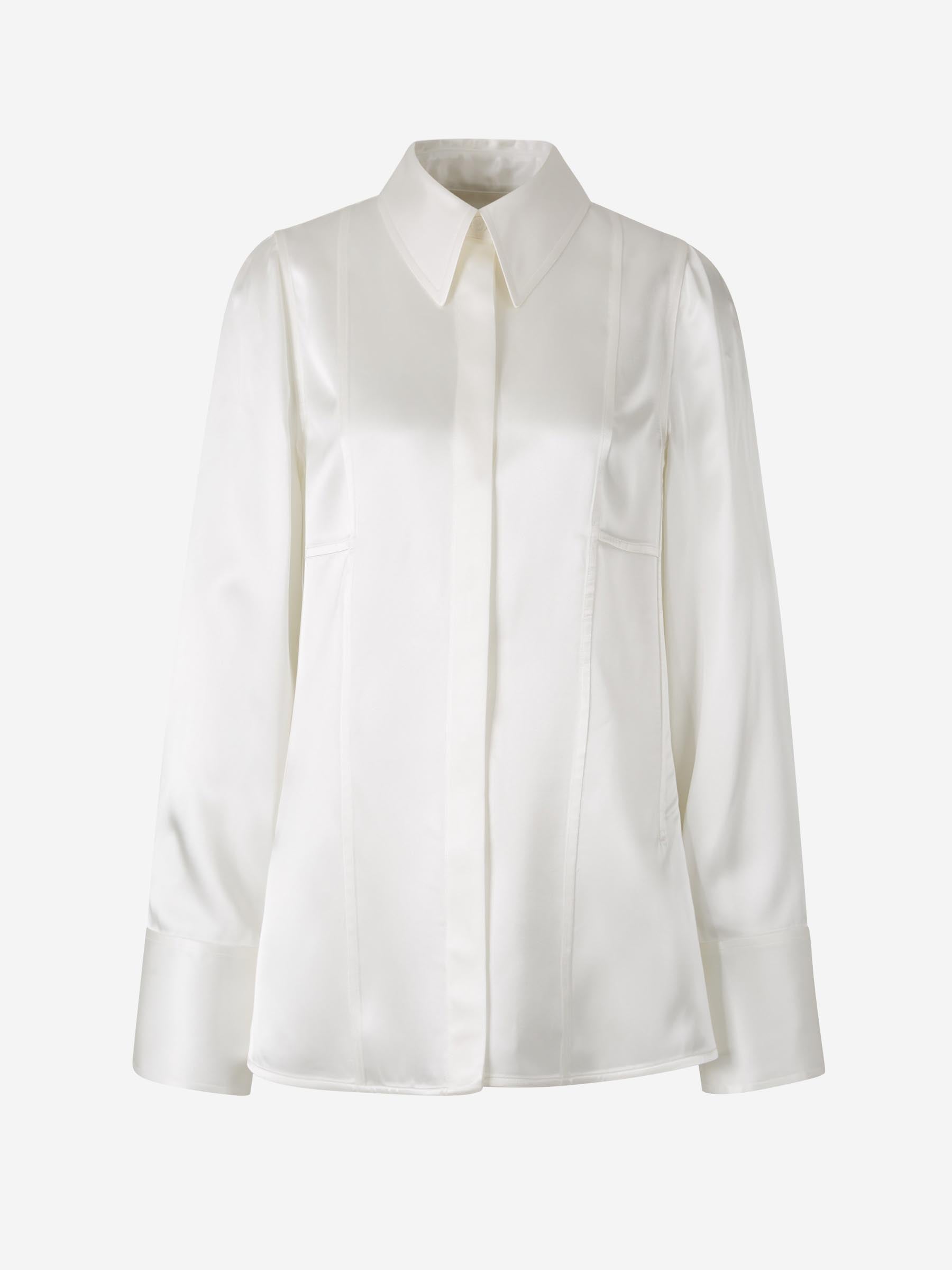 Jil Sander Camisa Viscosa color Blanco sku 701-002165 01 - Foto 1