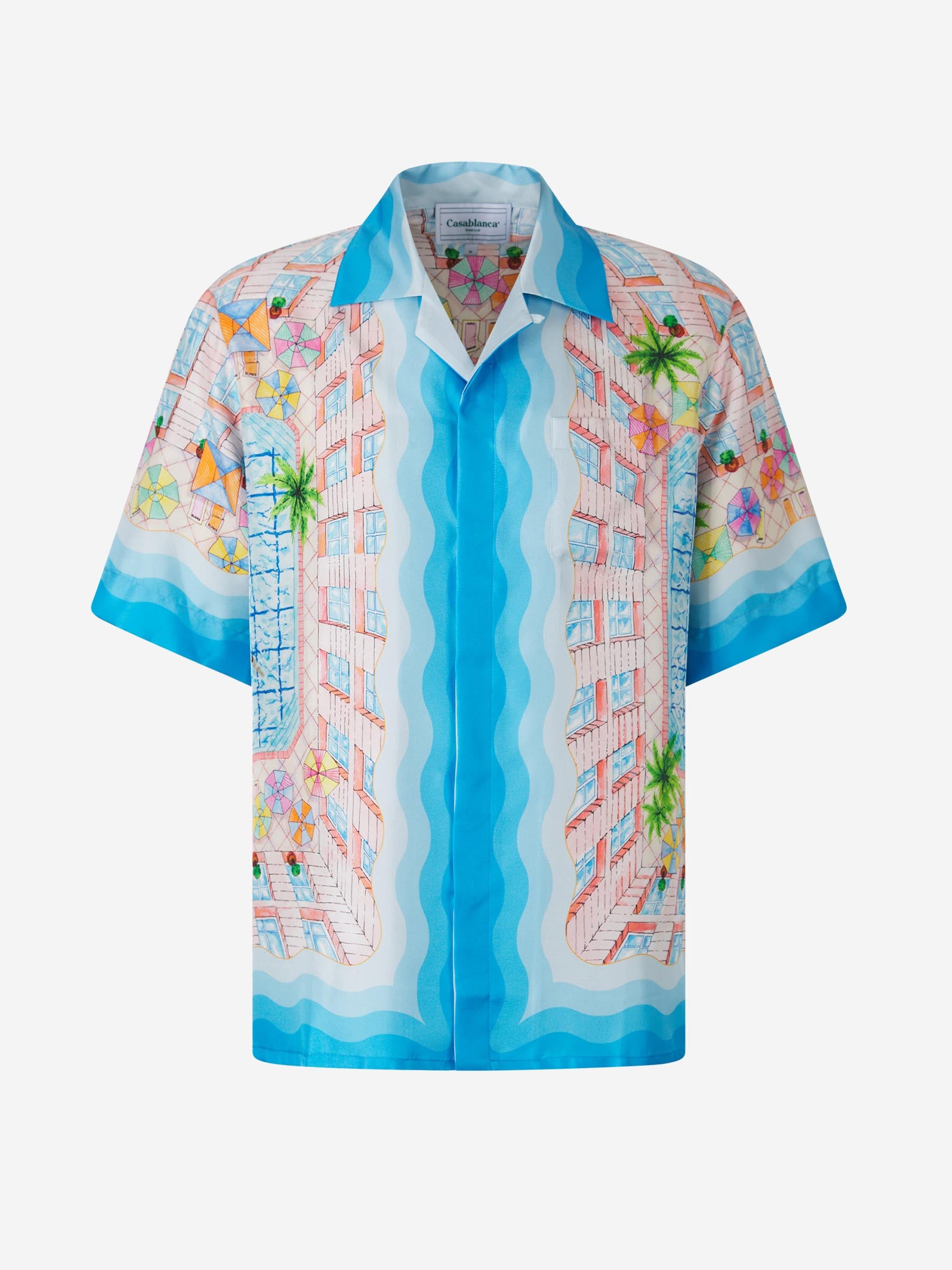 Casablanca Camisa Le Plongeon color Azul sku 532-000596 01 - Foto 1