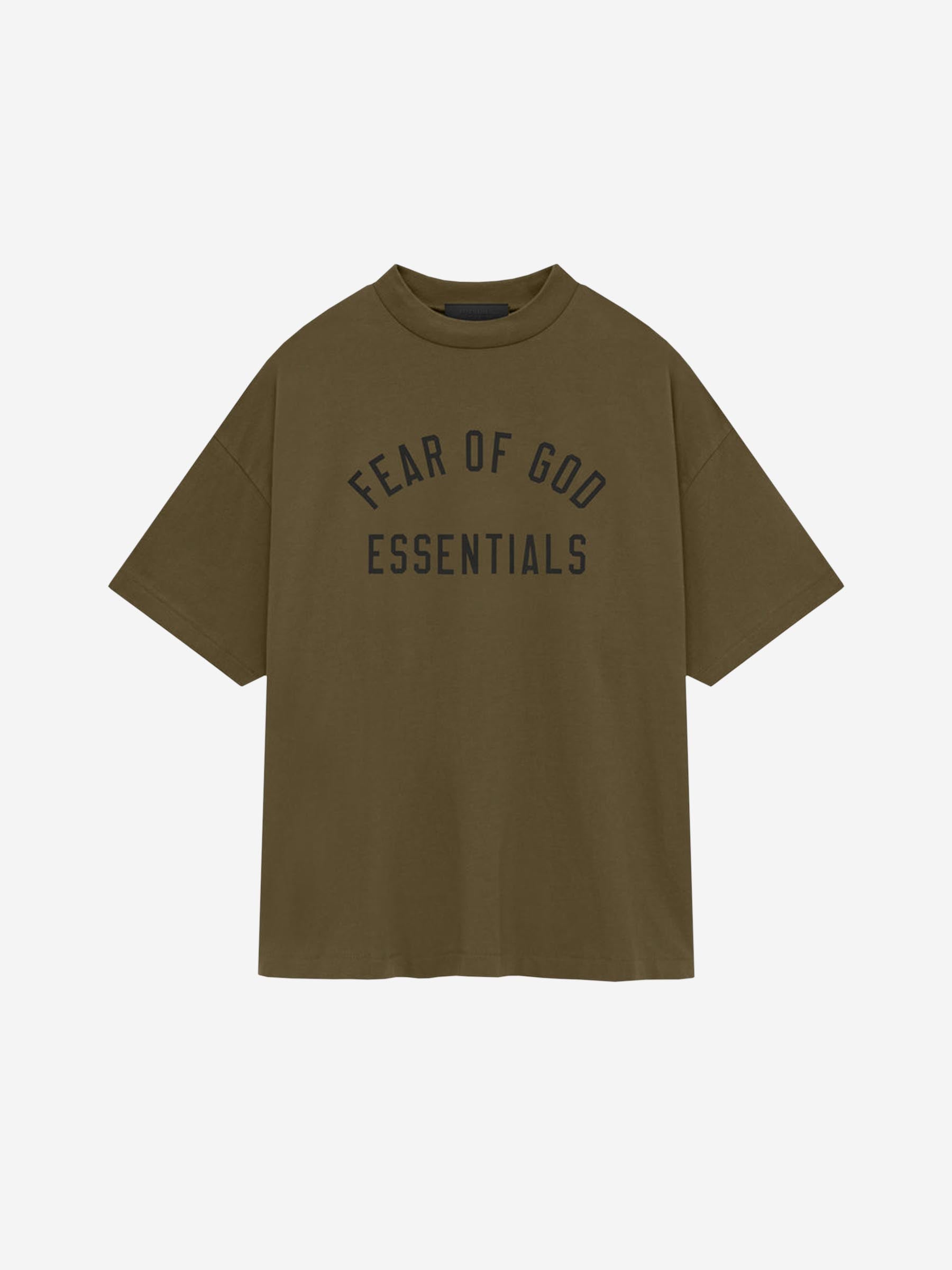 Fear of God Essentials Camiseta Logo Algodón color Marron sku 553-004010 04 - Foto 1