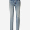 Saint Laurent Jeans Slim Algodón color Azul Denim Oscuro sku 522-002712 01 - Foto 1