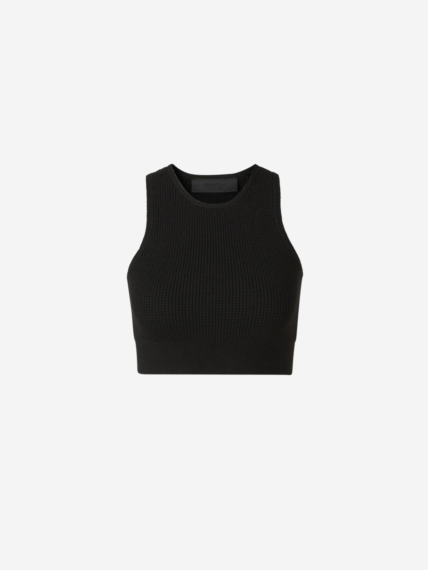 Fear of God Essentials Top Canalé Algodón color Negro sku 703-002271 01 - Foto 1