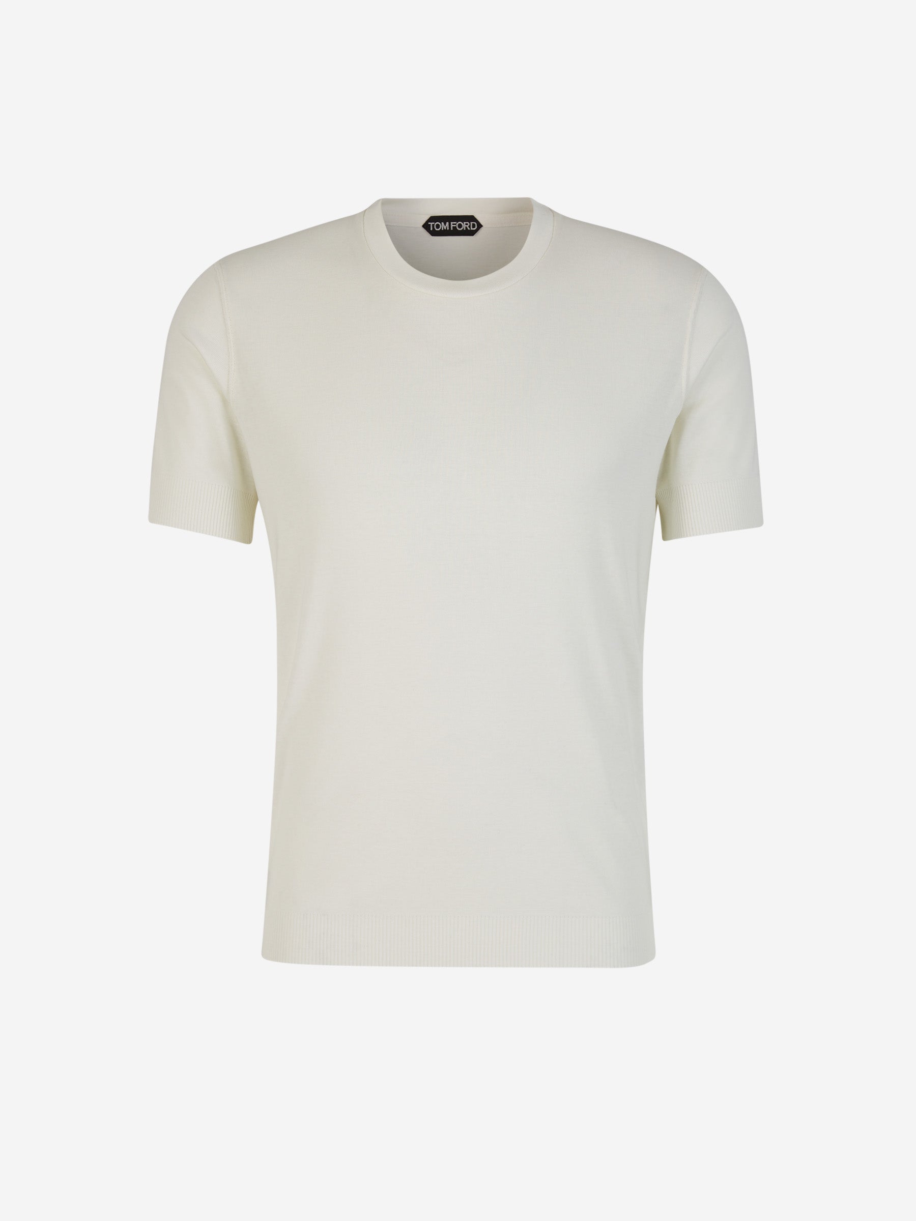 Tom Ford Camiseta Lisa Punto color Blanco sku 553-003568 01 - Foto 1