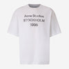 Acne Studios Camiseta Logo Stockholm color Crema sku 553-003804 02 - Foto 1