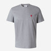 Ami Paris Camiseta Logo Contraste color Gris Claro sku 553-003866 03 - Foto 1