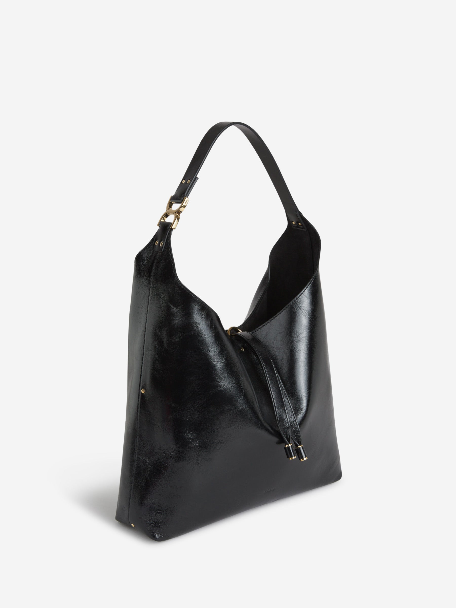 Chloé Bolso  Hombro Piel Hobo color Negro sku 810-007611 01 - Foto 2