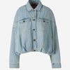 Dries Van Noten Chaqueta Denim Algodón color Azul Denim Claro sku 741-002202 01 - Foto 1