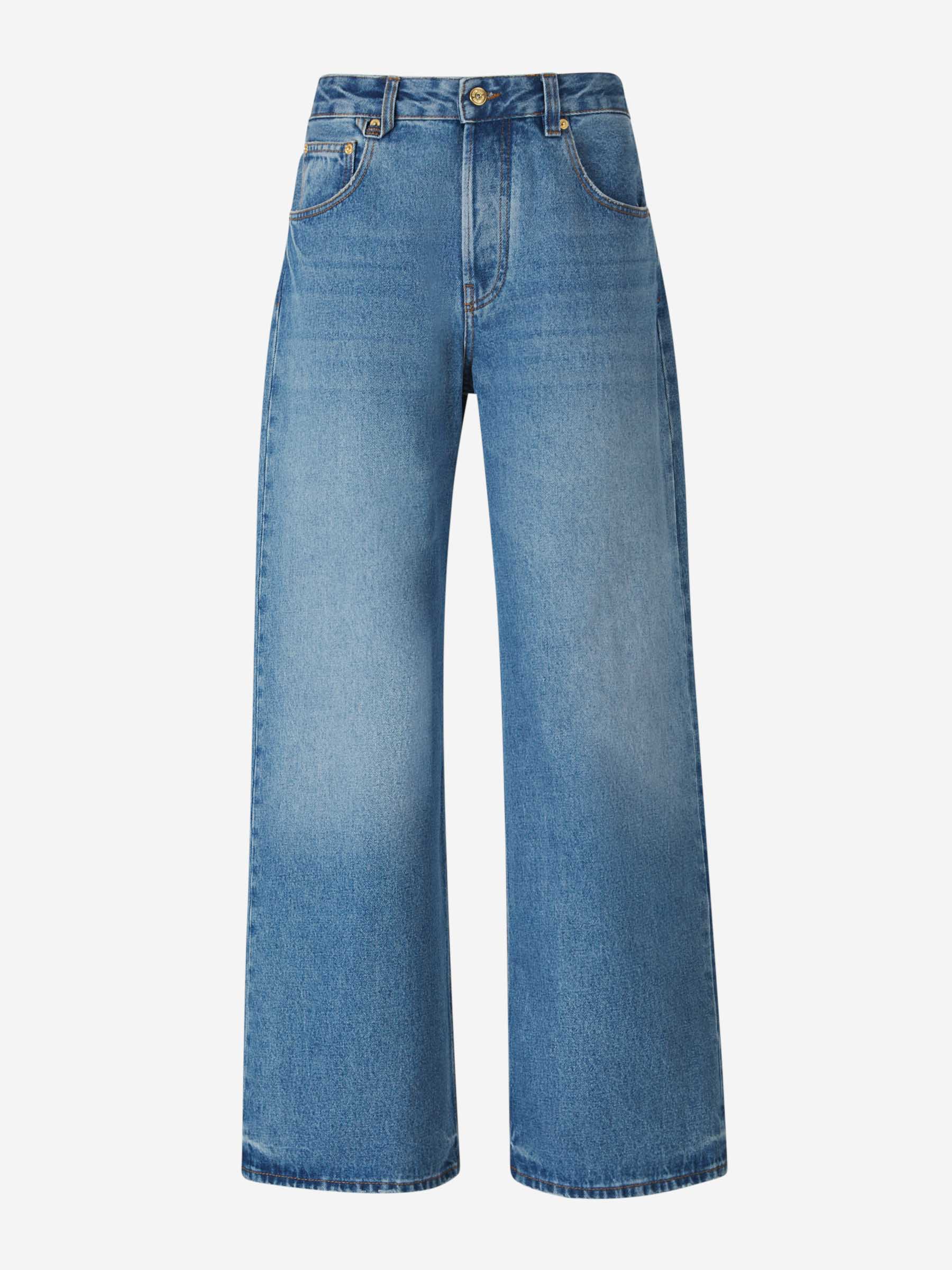 Jacquemus Jeans Le de-Nîmes large color Azul Denim Oscuro sku 763-001601 01 - Foto 1