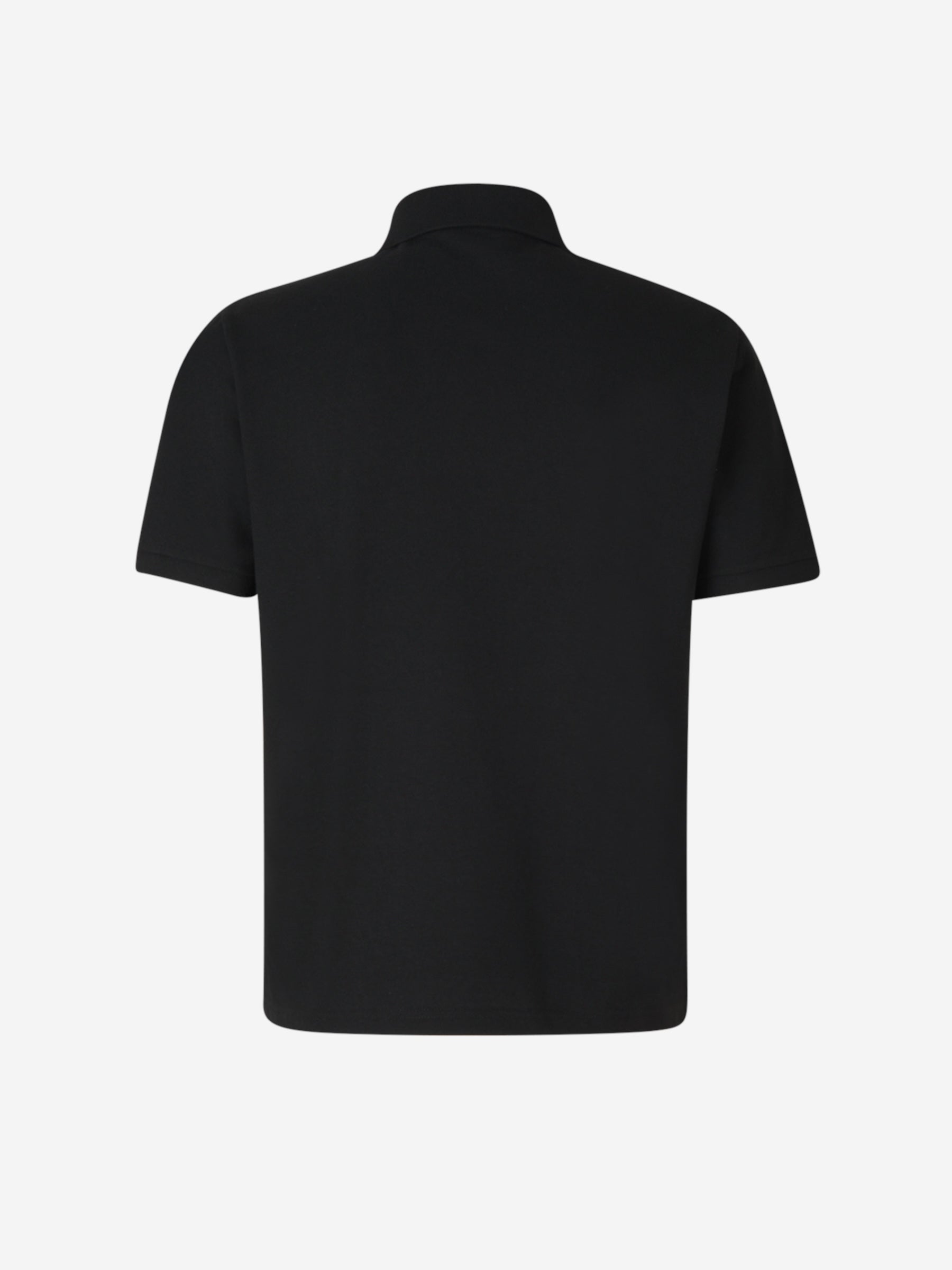 Saint Laurent Polo Algodón Logo color Negro sku 552-001530 01