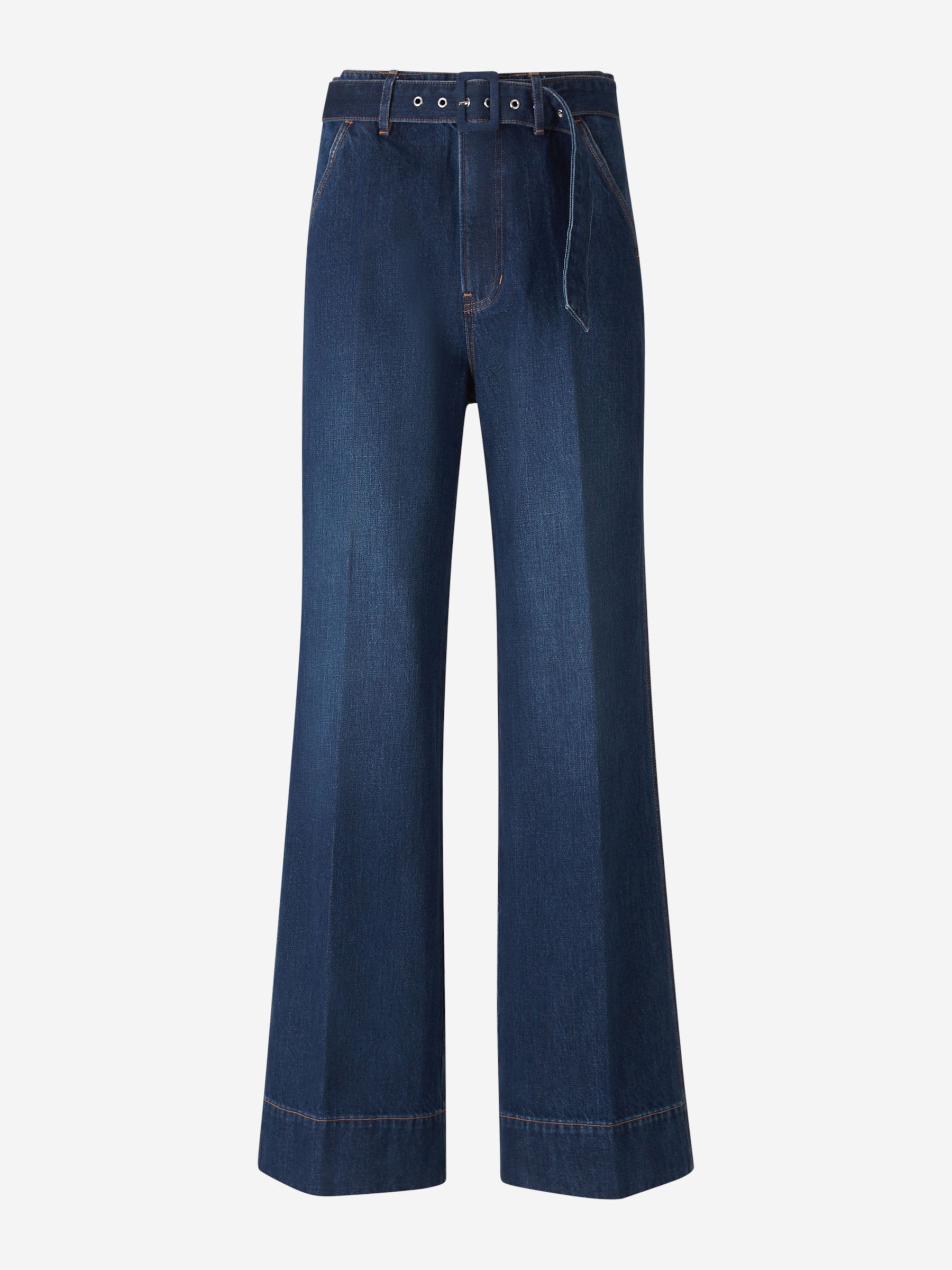 Veronica Beard Jeans Wide Leg Taylor color Azul Denim Oscuro sku 763-001608 01 - Foto 1