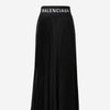 Balenciaga Falda Midi Plisada color Negro sku 750-001468 01 - Foto 1