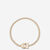 Jacquemus Collar Le Collier Rond Carré color Dorado sku 850-001779 00 - Foto 1