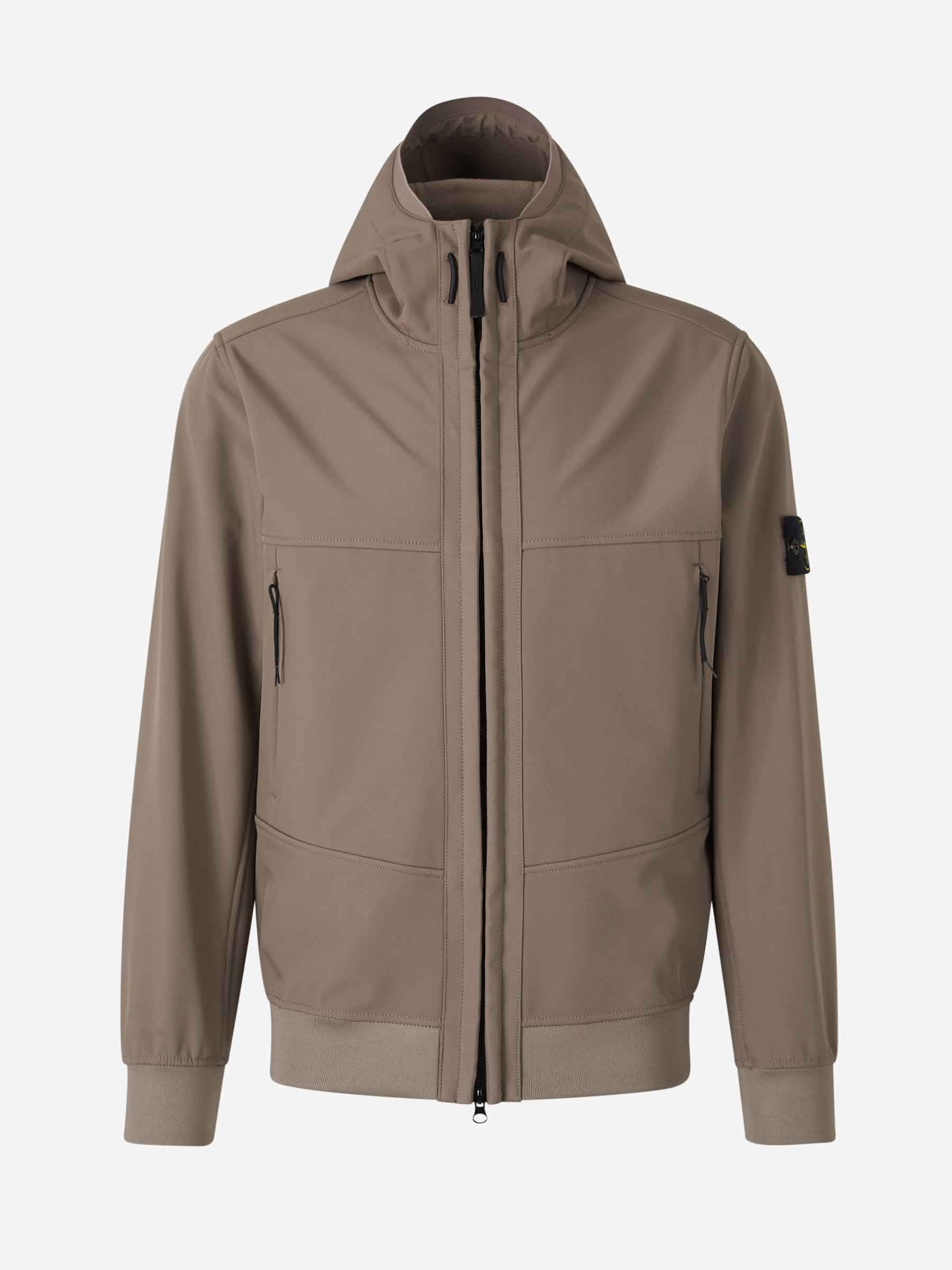 Stone Island Cazadora Capucha Poliéster color Caramelo sku 512-002321 02 - Foto 1