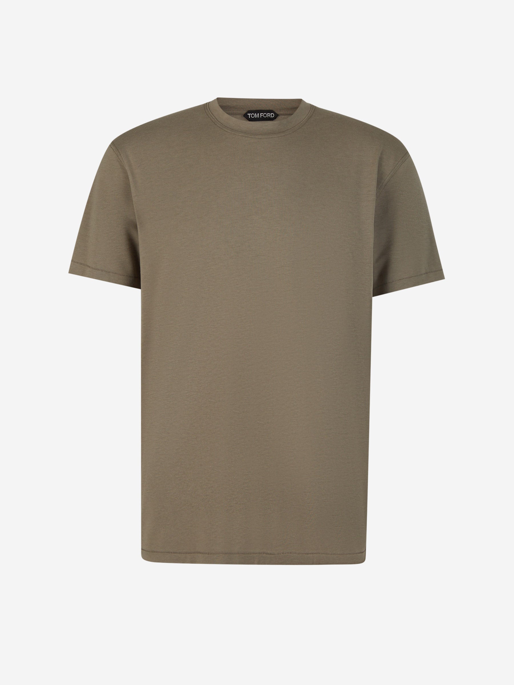 Tom Ford Camiseta Lisa color Verde Militar sku 553-003768 01 - Foto 1