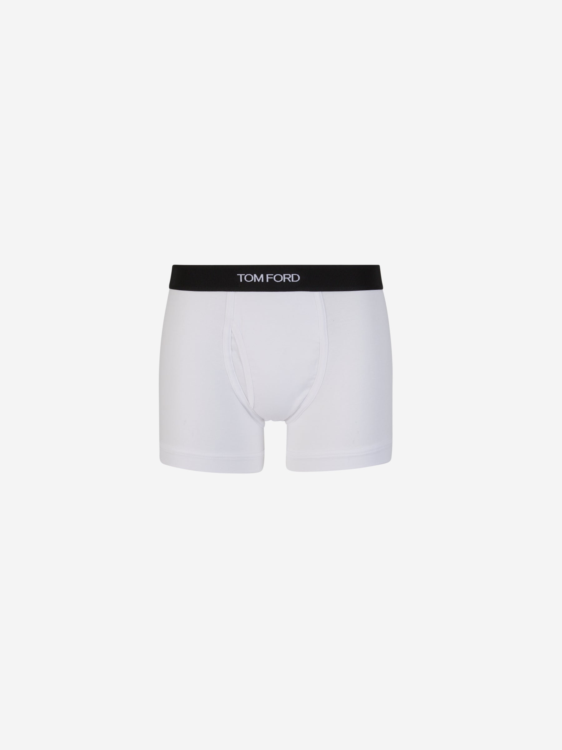 Tom Ford Boxer Algodón Logo color Blanco sku 652-000094 02 - Foto 1