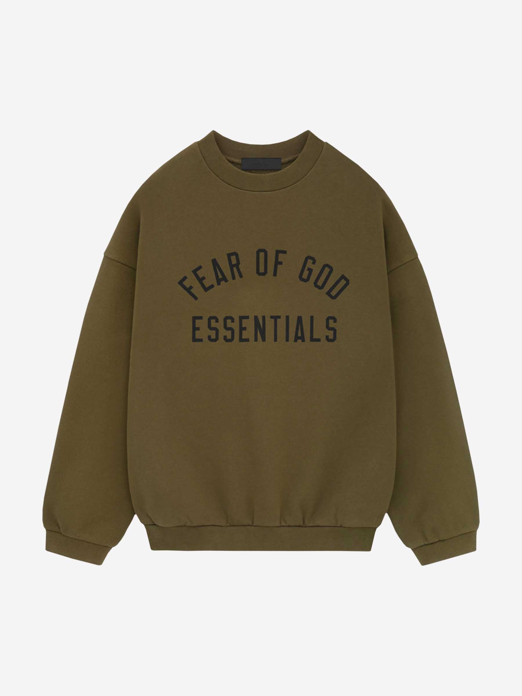 Fear of God Essentials Jersey Crewneck Logo color Marron sku 545-001699 02 - Foto 1