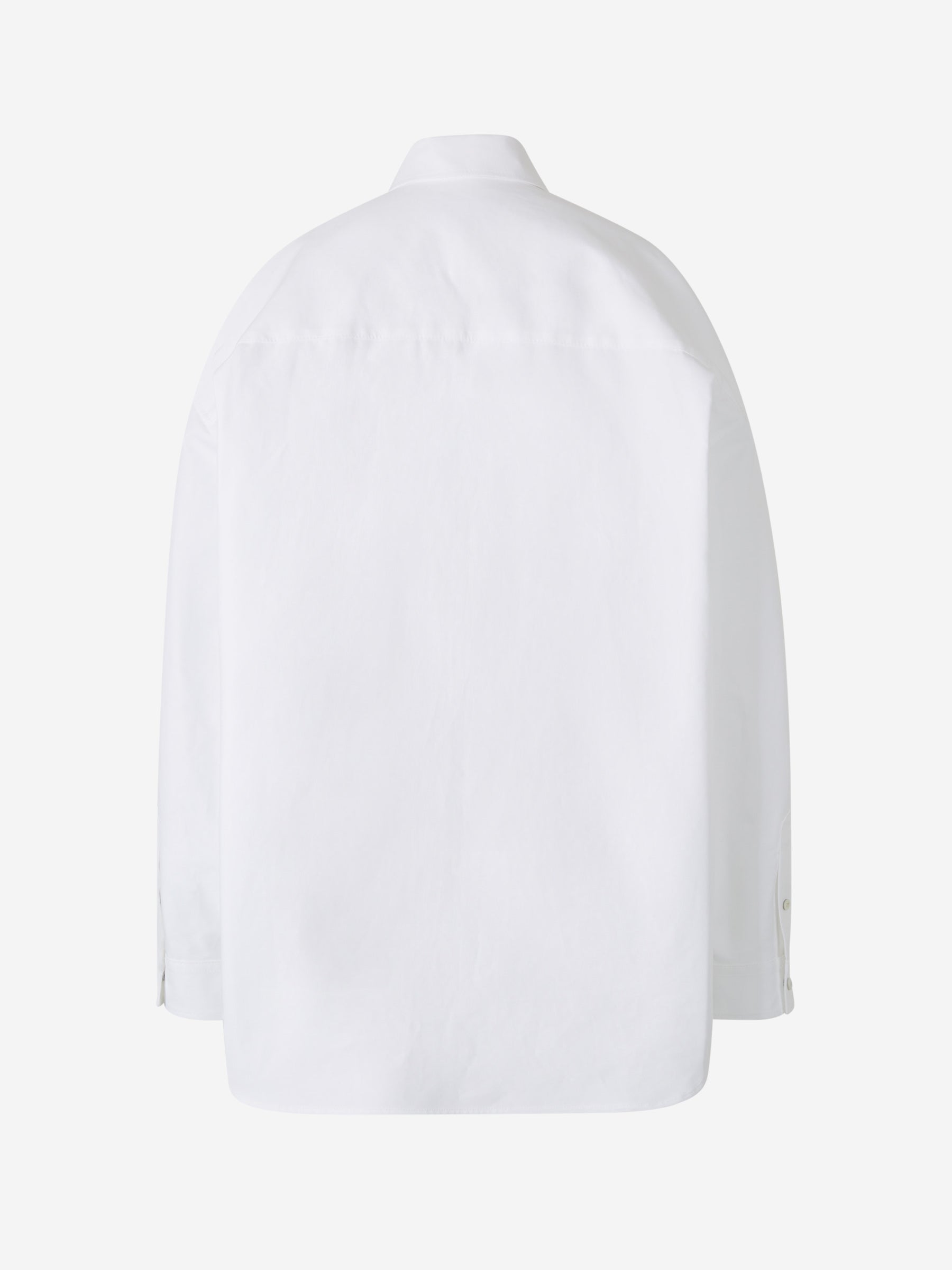 Balenciaga Blusa Oversize Popelin color Blanco sku 701-002123 01 - Foto 2