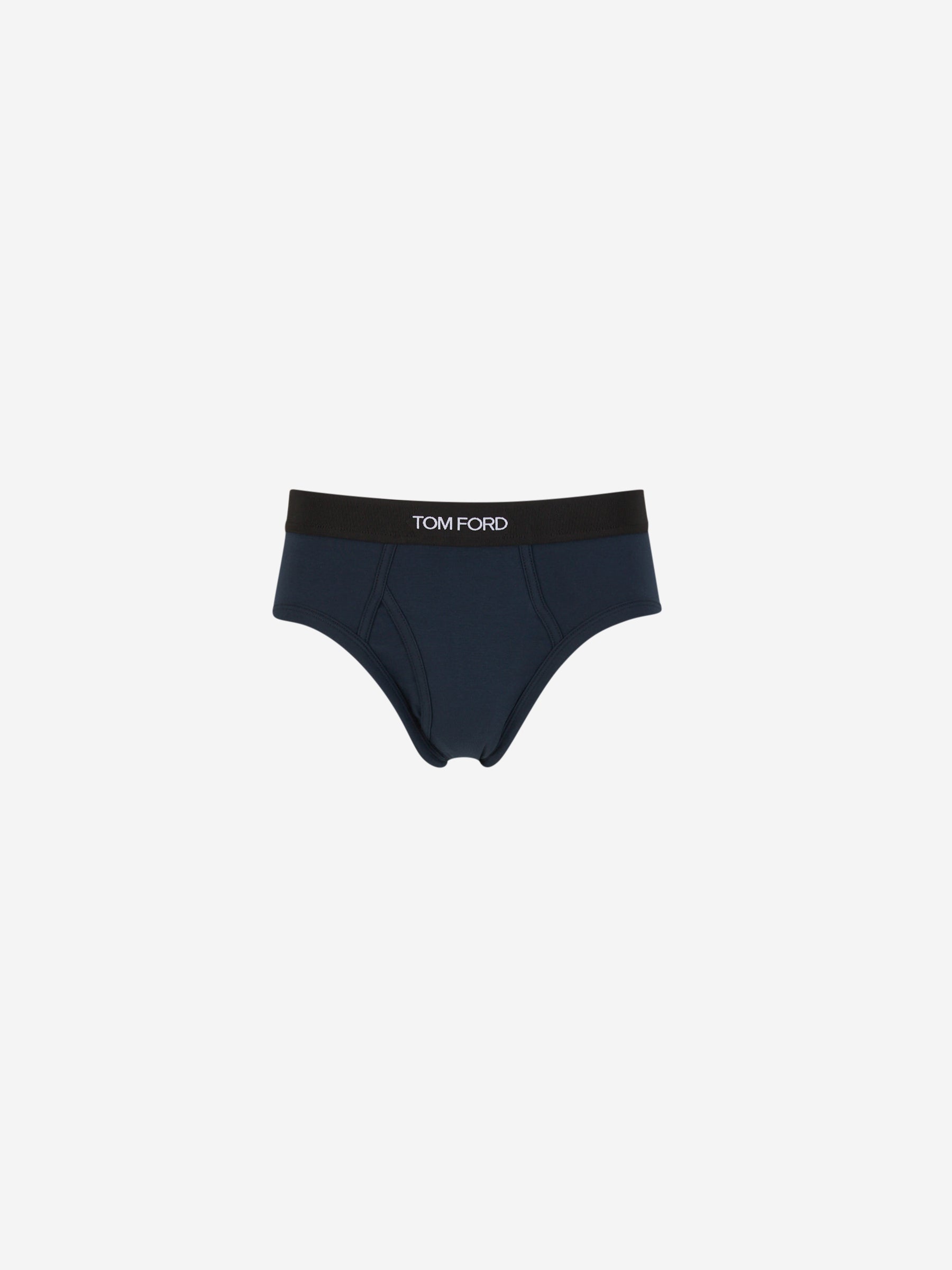 Tom Ford Brief Algodón Logo color Azul Noche sku 651-000040 04 - Foto 1