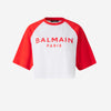 Balmain Camiseta Cropped Logo color Rojo sku 782-001625 01 - Foto 1