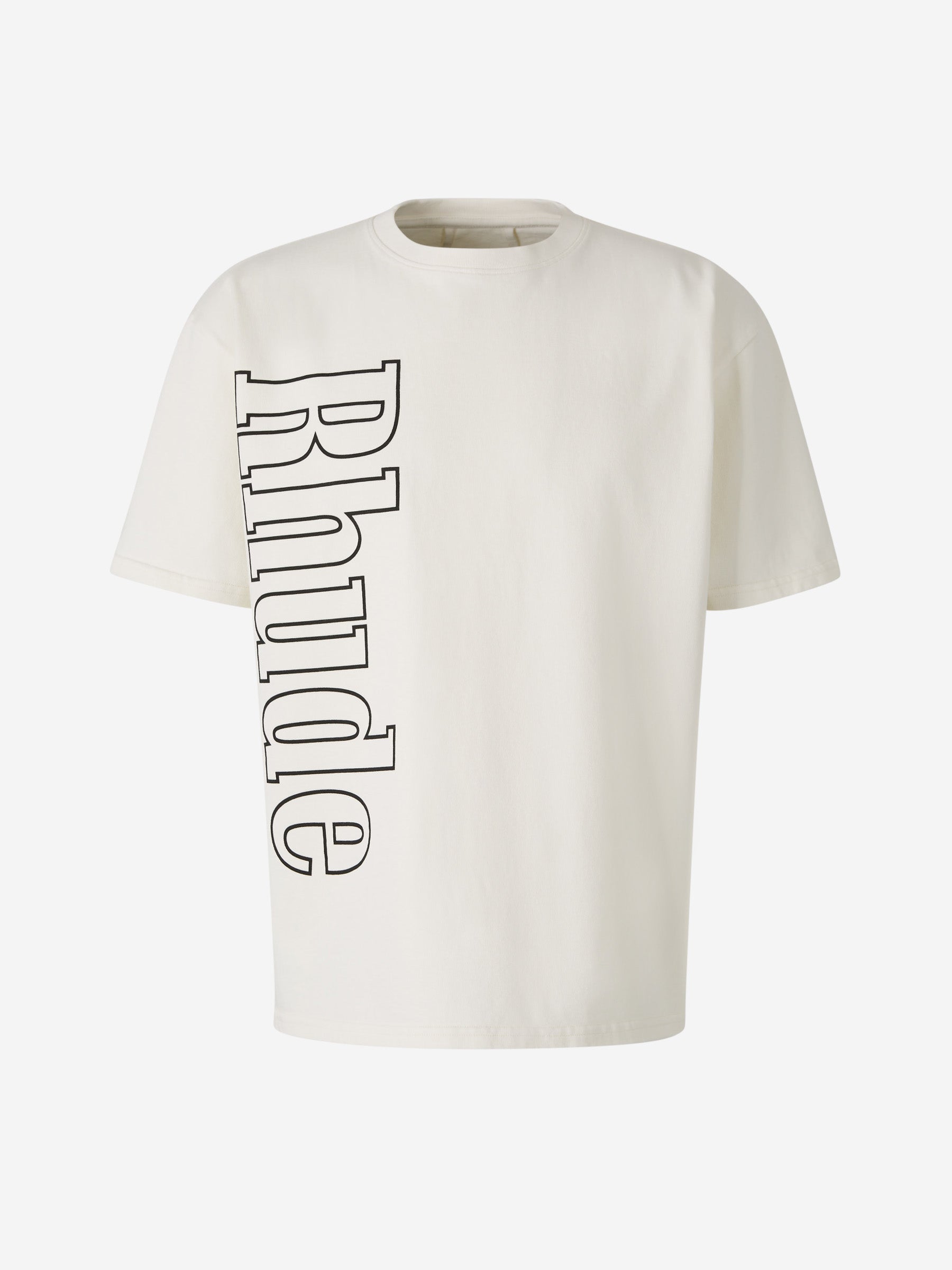 Rhude Camiseta Logo Algodón color Crema sku 553-003894 00 - Foto 1