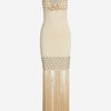 Rabanne Vestido Maxi Crochet color Crema sku 721-000286 01 - Foto 1