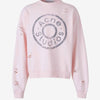 Acne Studios Sudadera Logo Descosidos color Rosa Palo sku 545-001689 02 - Foto 1