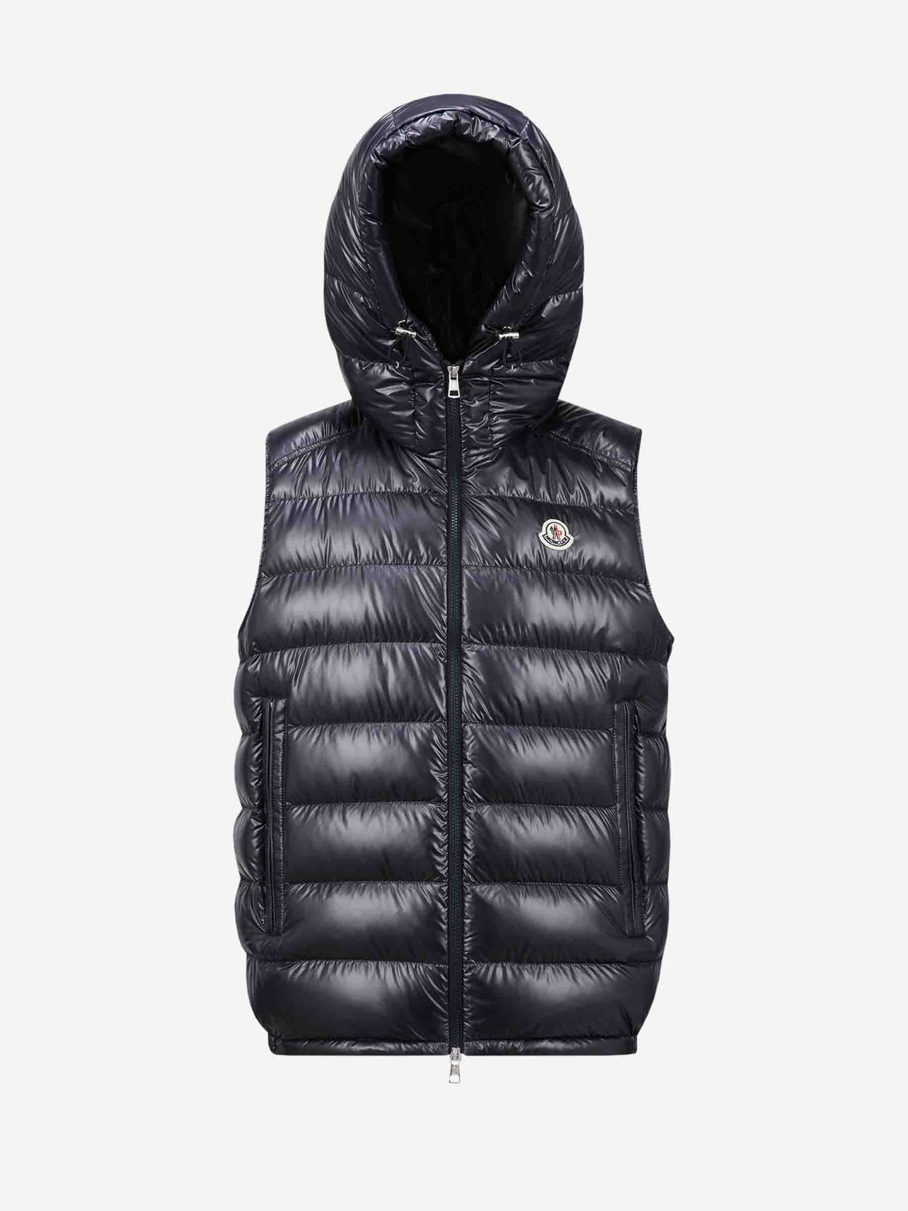 Moncler Chaleco Barant Acolchado color Azul Marino sku 544-000554 02 - Foto 1