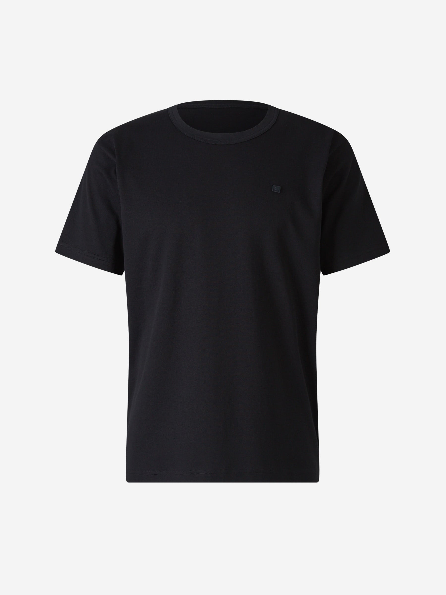 Acne Studios Face Camiseta Logo Face color Negro sku 553-003802 01 - Foto 1