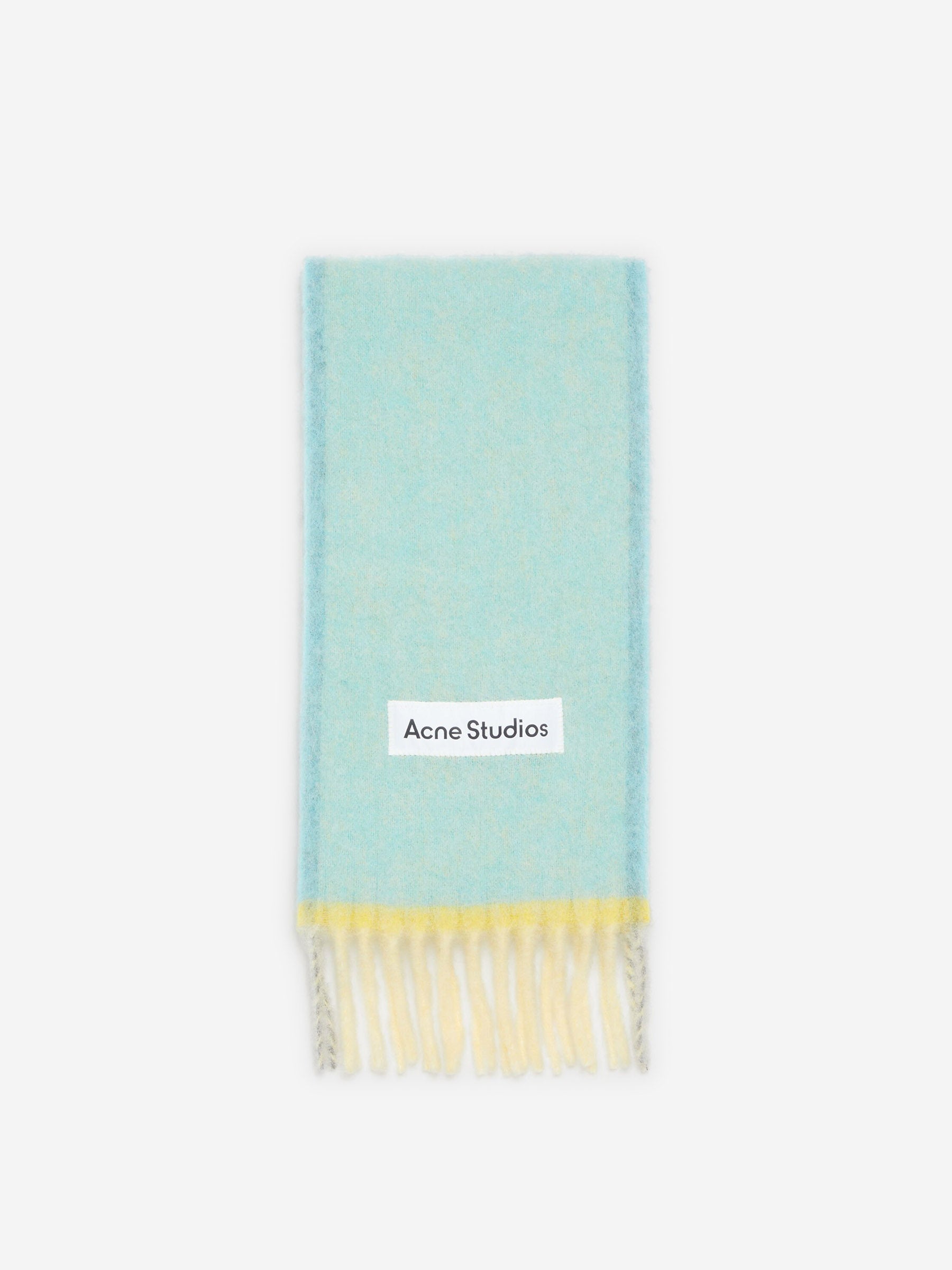 Acne Studios Bufanda Alpaca Tie Dye color Azul Celeste sku 840-000770 03 - Foto 1