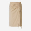 Dries Van Noten Falda Midi Drapeada color Beige sku 750-001458 01 - Foto 1