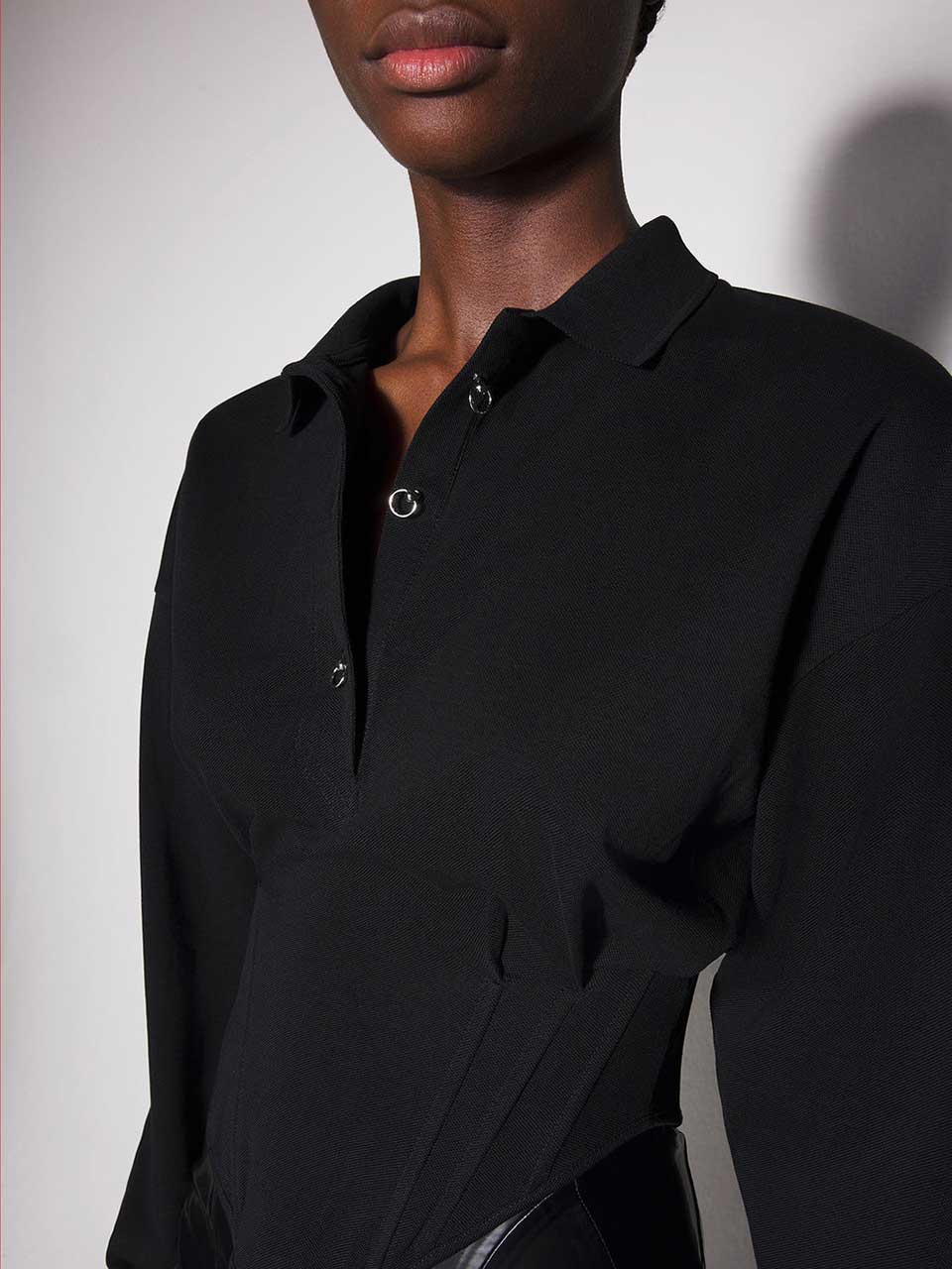 Mugler Blusa Top Corsé color Negro sku 701-002113 01 - Foto 6