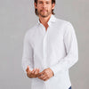 Brunello Cucinelli Camisa Algodón Lisa color Blanco sku 531-006297 02 - Foto 5