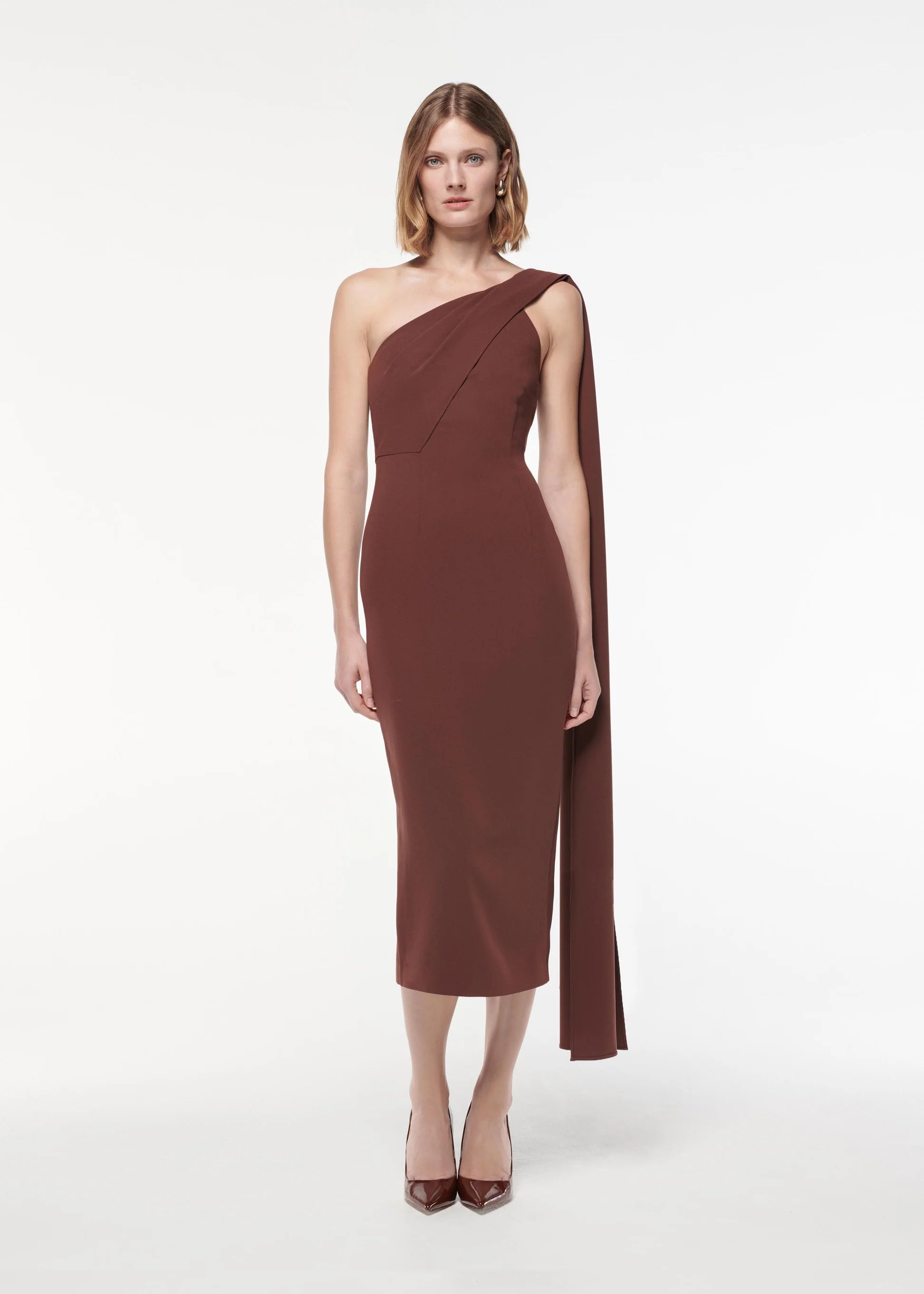 Asymmetrical Midi Dress