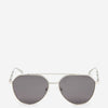 Alexander McQueen Gafas Piloto Plata color Plateado sku 614-002946 01 - Foto 1