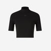 Courrèges Top Acanalado Logo color Negro sku 703-002251 02 - Foto 1