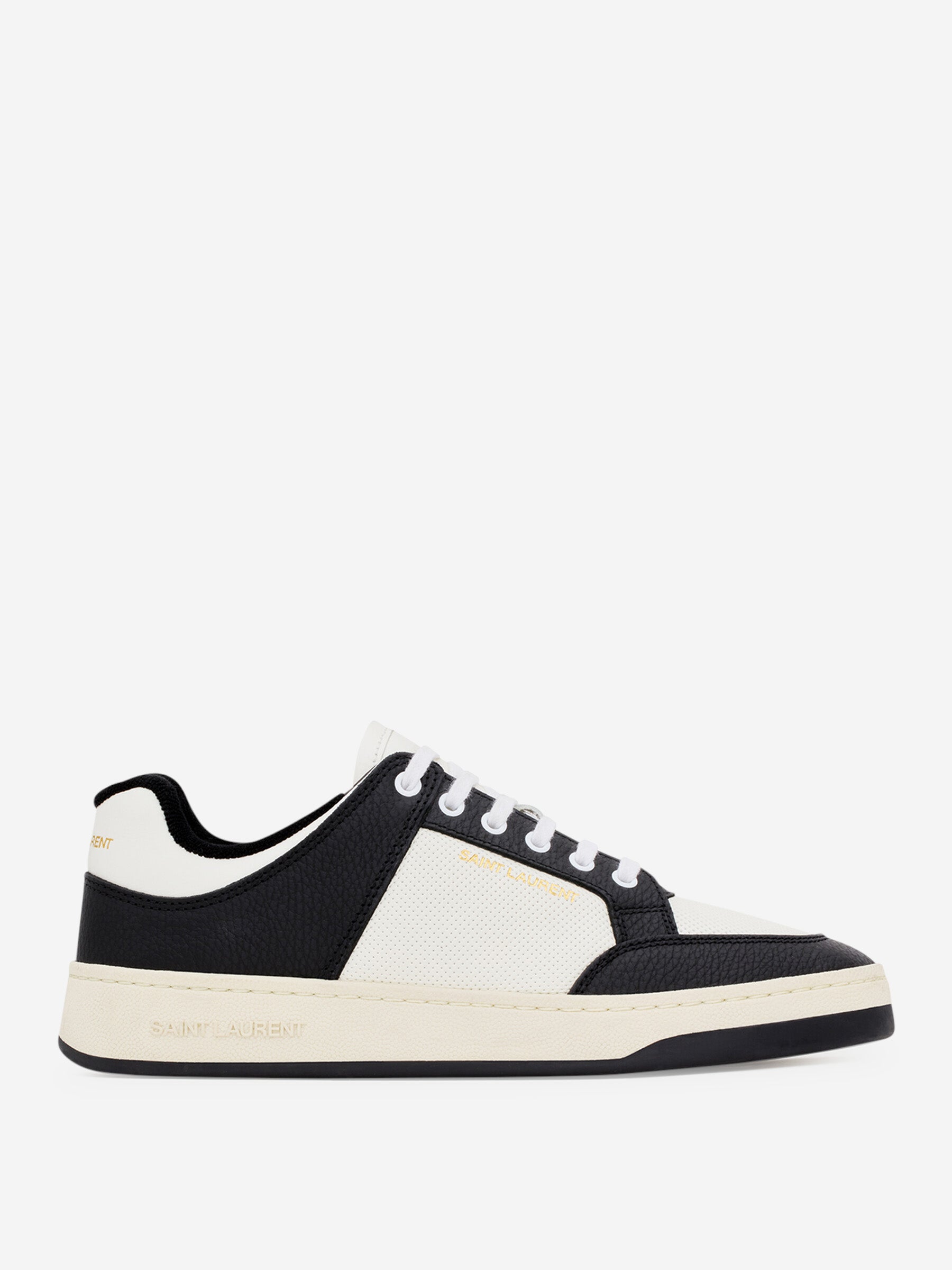 Saint Laurent Sneakers Piel Logo SL/61 color Negro sku 616-002927 02 - Foto 1