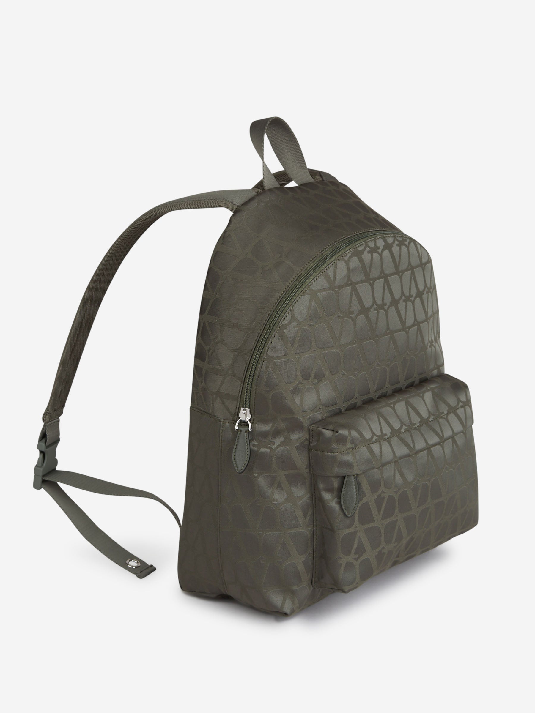 Valentino Garavani Mochila Toile Iconographe color Verde Militar sku 692-001856 01 - Foto 2