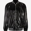 Alexander McQueen Chaqueta Bomber Lacada color Negro sku 512-002413 01 - Foto 1