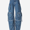 The Attico Jeans Cargo Fern color Azul Denim sku 763-001564 01 - Foto 1