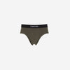 Tom Ford Brief Algodón Logo color Verde Militar sku 651-000040 03 - Foto 1